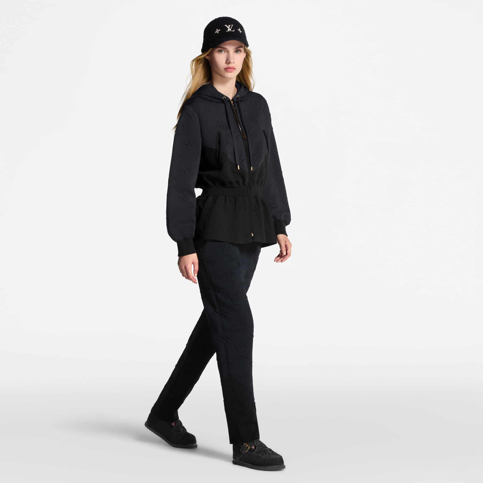 بنطال ركض بنقشة Monogram ثلاثية الأبعاد  in النساء