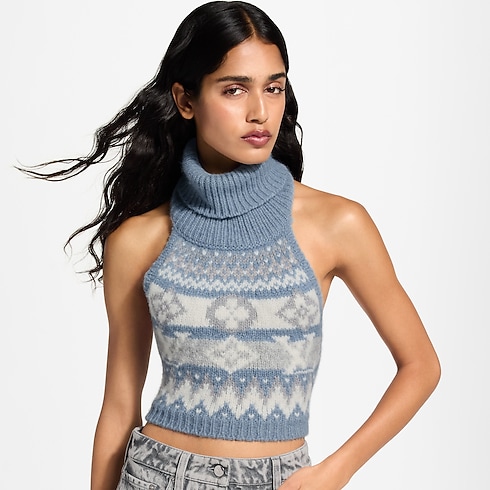 Alpine Knit Crop Top cropped view