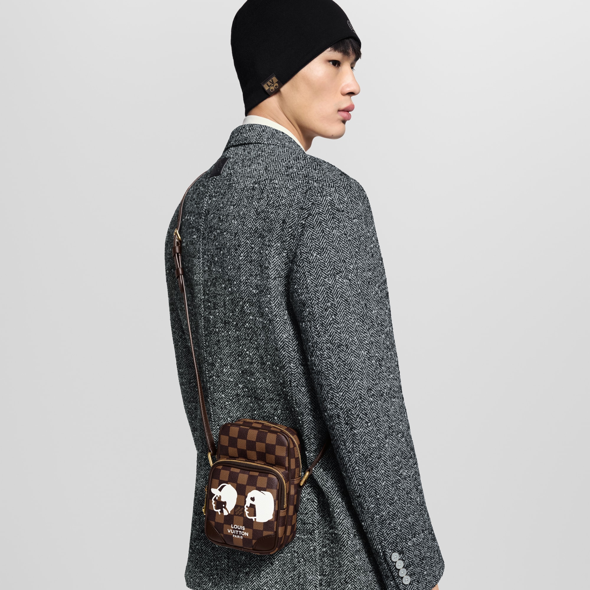 حقيبة Amazone Damier Ebene قماش in الحقائب والمنتجات الجلدية الصغيرة