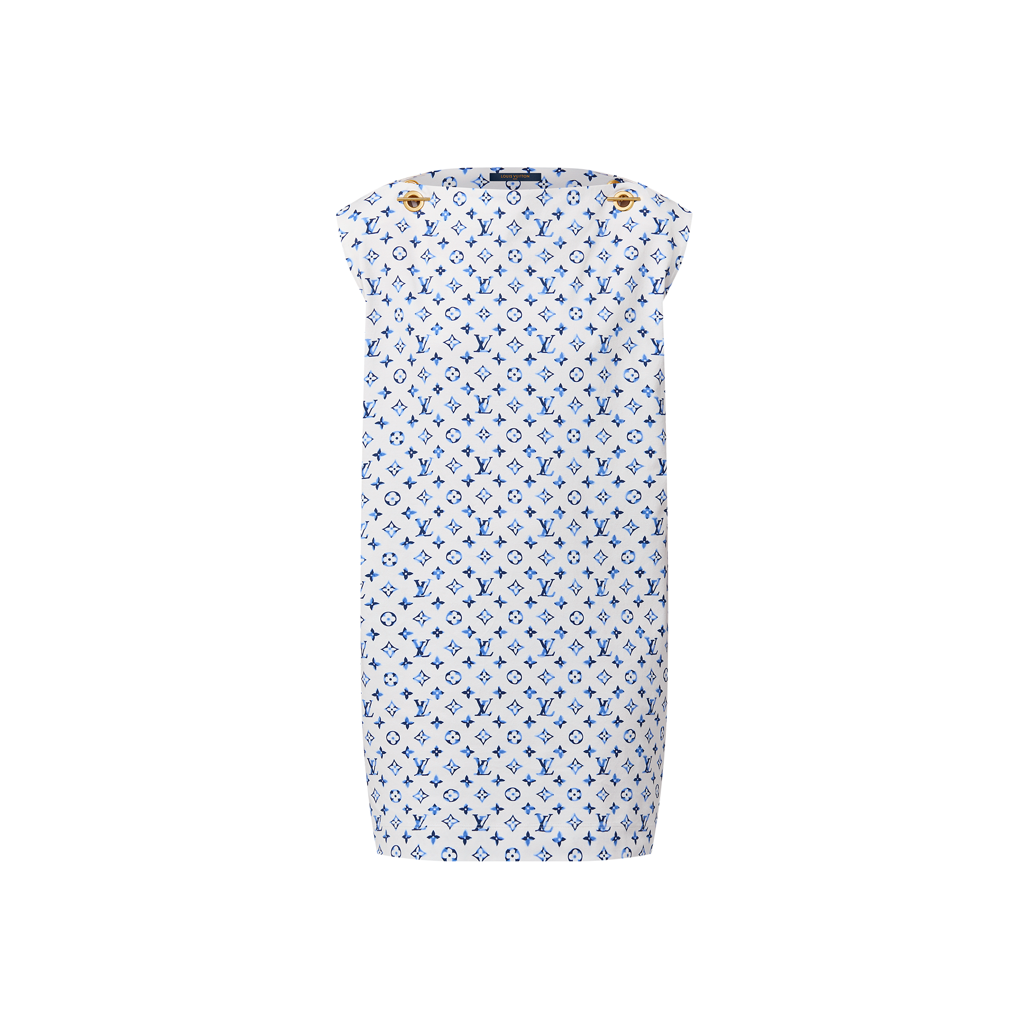 Aquarelle Monogram Eyelet Dress   in Women