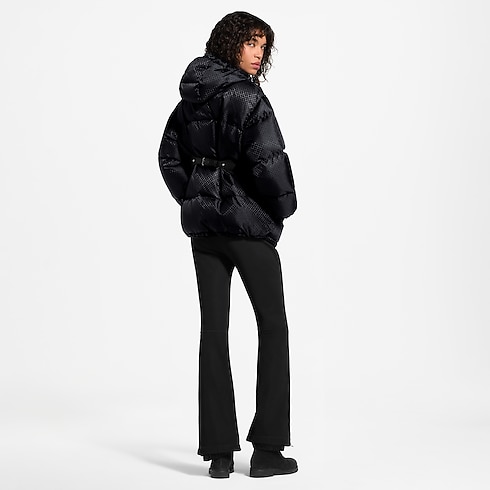 Belt Detail Nanogram Puffer Jacket ambiance view