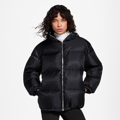 Belt Detail Nanogram Puffer Jacket cropped view