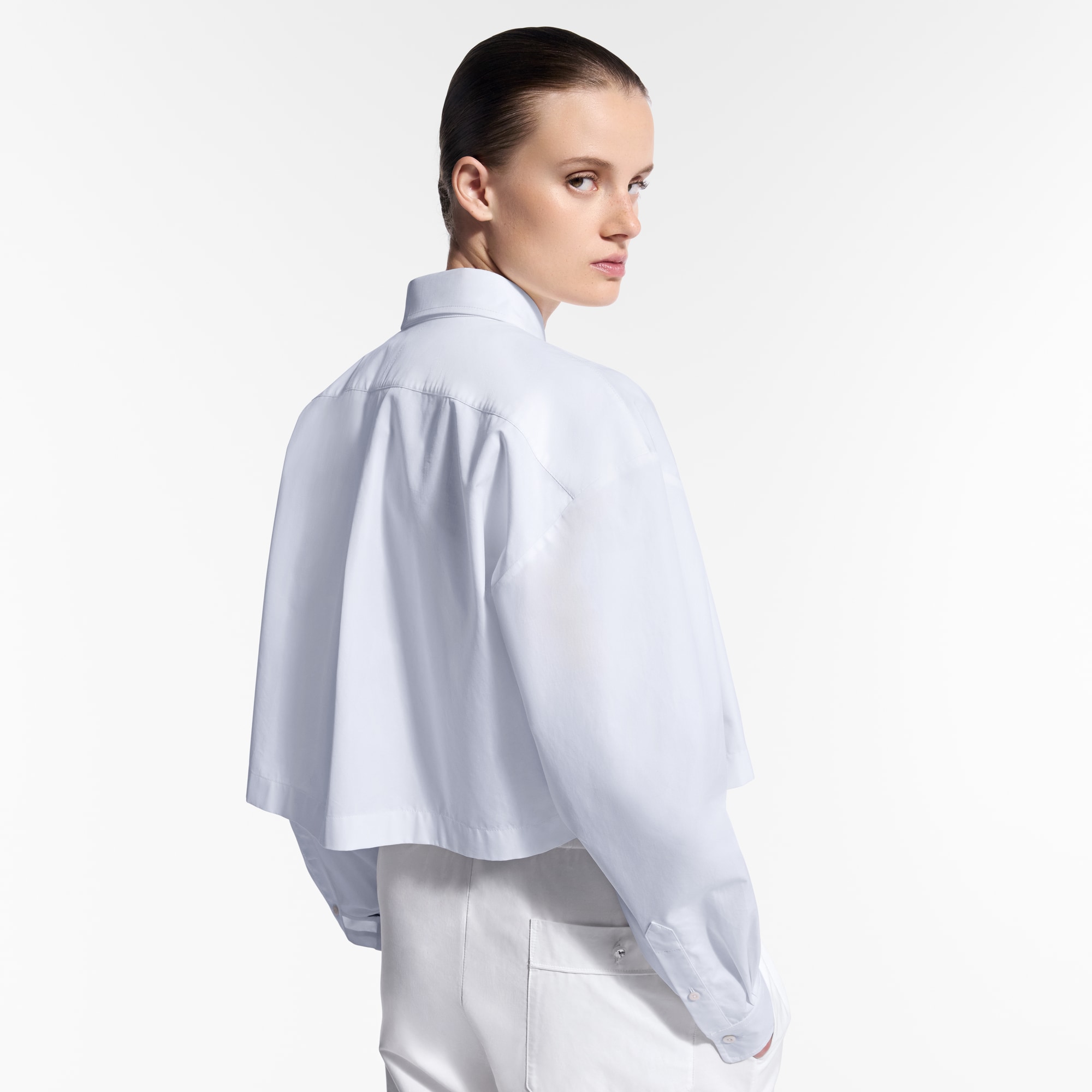 Broderie LV Cropped Shirt   in Women