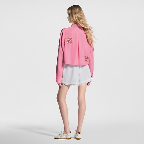 Broderie Trim Shorts in Women's Ready to Wear Skirts and Shorts collections by Louis Vuitton (Product zoom)
