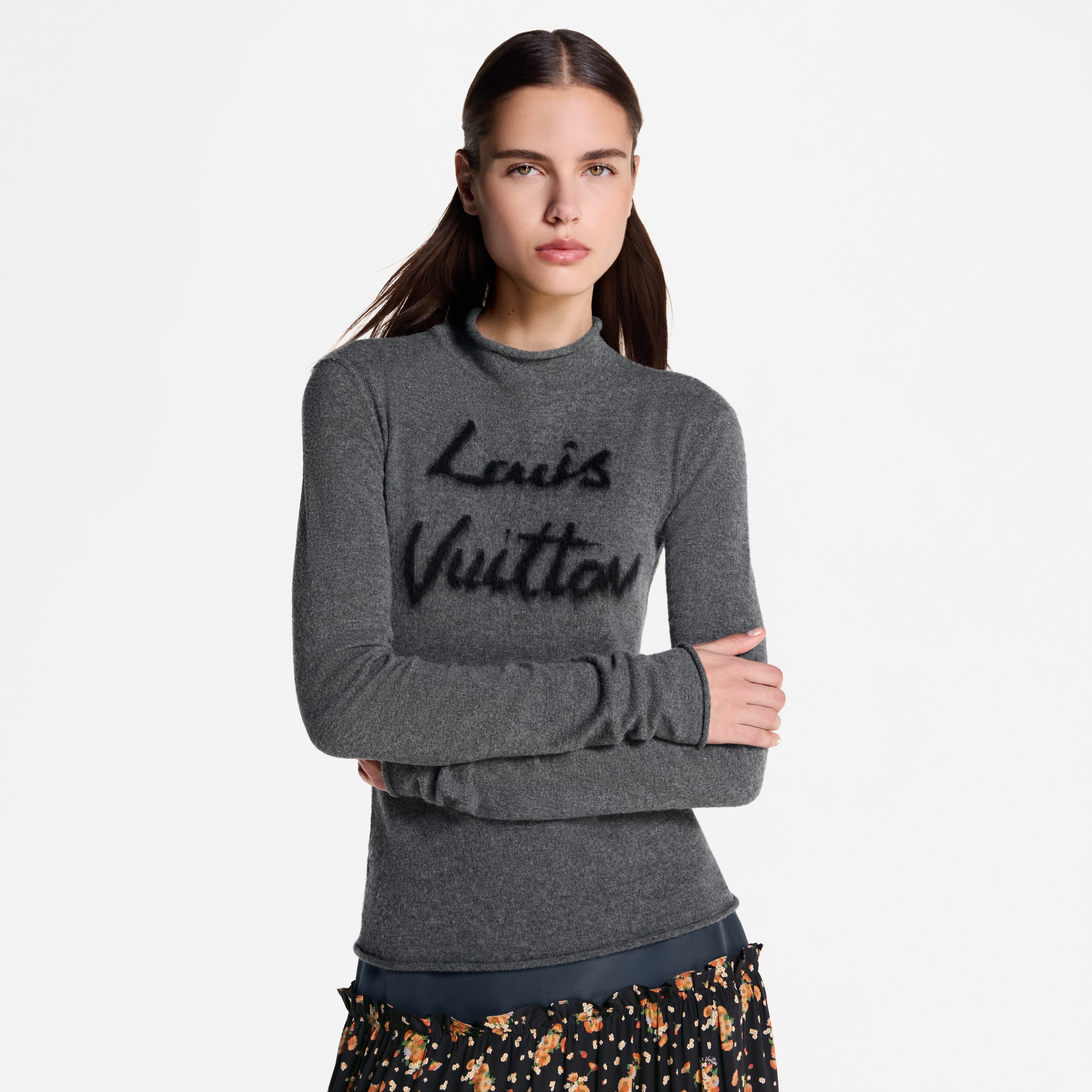 Brushed Signature Pullover  in Women