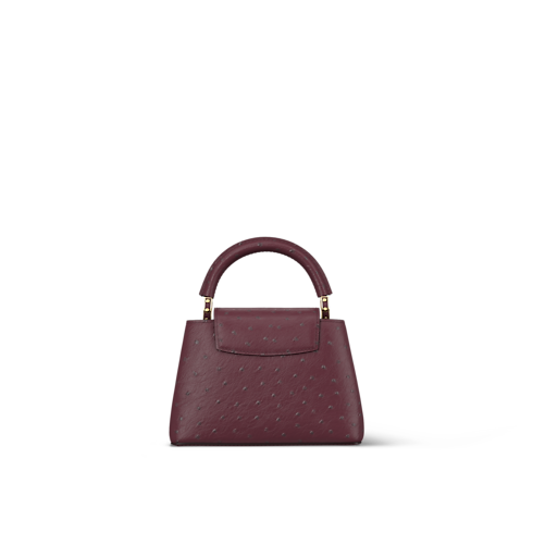 Capucines Mini Autruche in Women's Handbags Capucines collections by Louis Vuitton (Product zoom)
