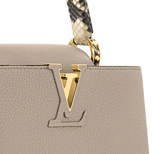 Capucines MM Python in Women's Handbags All Collections collections by Louis Vuitton (Product zoom)