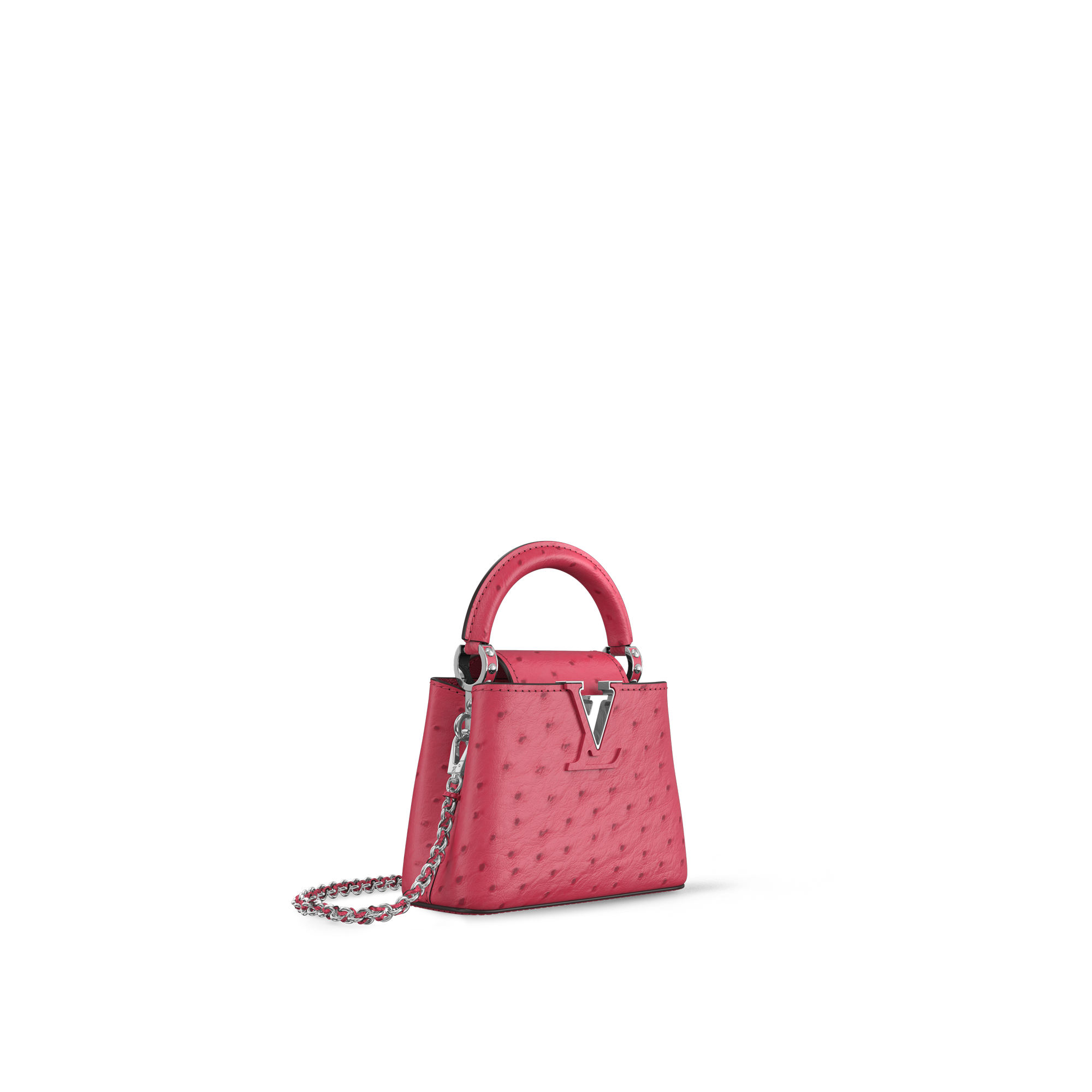 حقيبة Capucines Nano النعامة in النساء