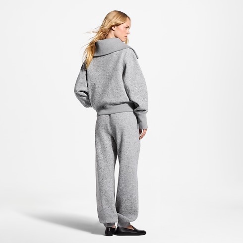 Cashmere Zip-Up Jacket in Women's Ready to Wear T-shirts and Sweatshirts collections by Louis Vuitton (Product zoom)