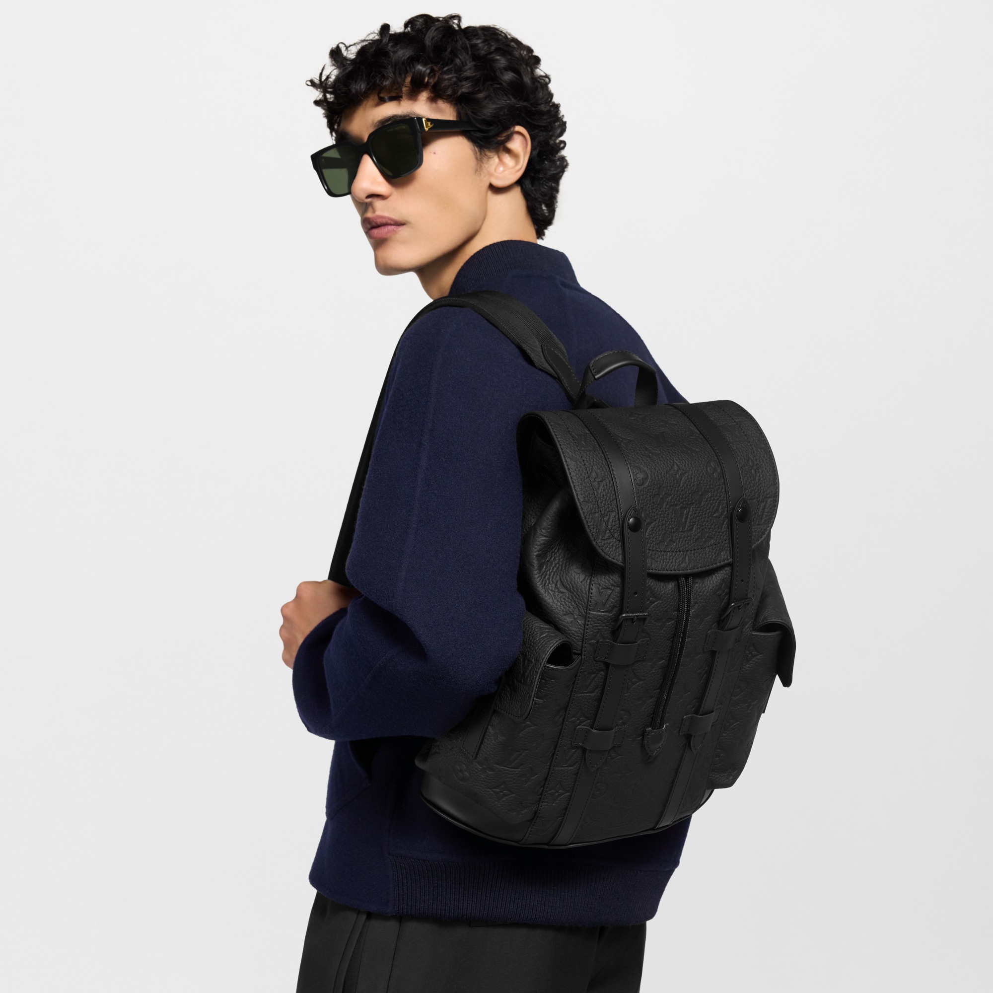 Christopher PM Monogram Taurillon Leather Lg in Men