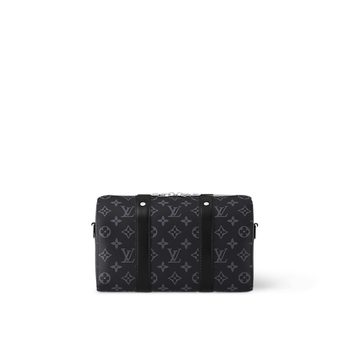 حقيبة City Keepall Monogram Eclipse in الجديد's Holiday التشكيلة الرجالية collections by Louis Vuitton (تكبير صورة المنتج)