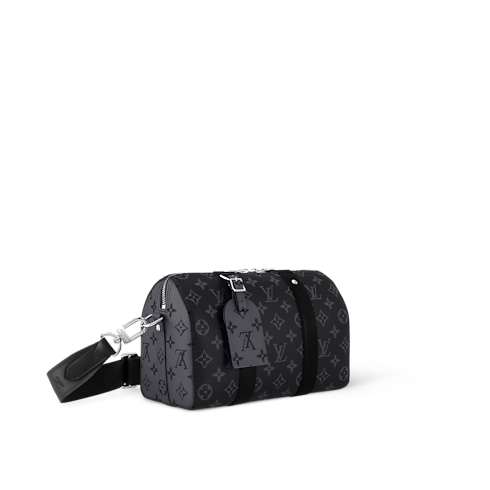 حقيبة City Keepall Monogram Eclipse in الجديد's Holiday التشكيلة الرجالية collections by Louis Vuitton (تكبير صورة المنتج)