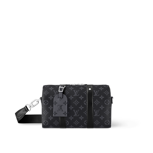 حقيبة City Keepall Monogram Eclipse in الجديد's Holiday التشكيلة الرجالية collections by Louis Vuitton (تكبير صورة المنتج)