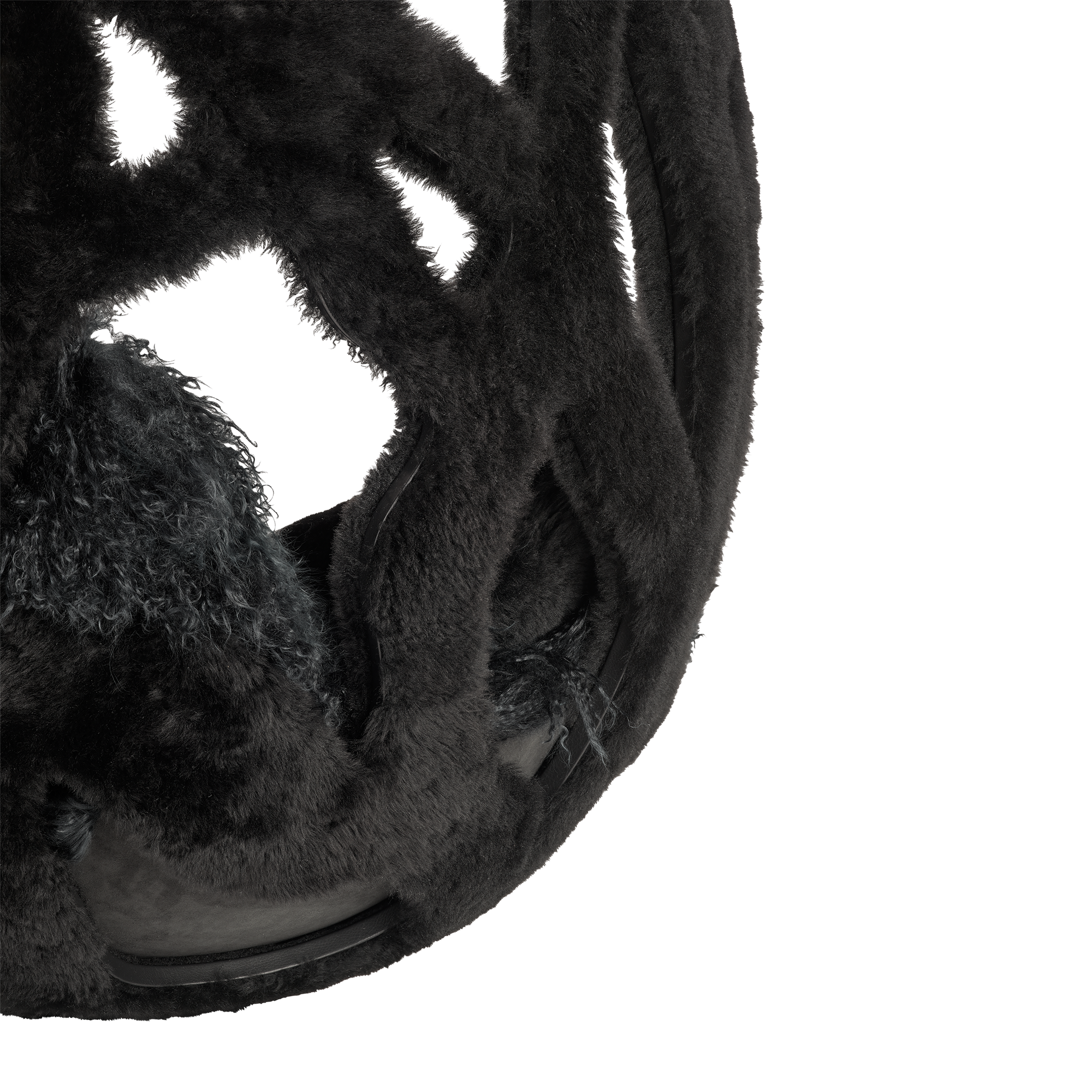 أرجوحة Cocoon Fur من تصميم Campana Brothers الفراء in الصناديق، السفر والمنزل