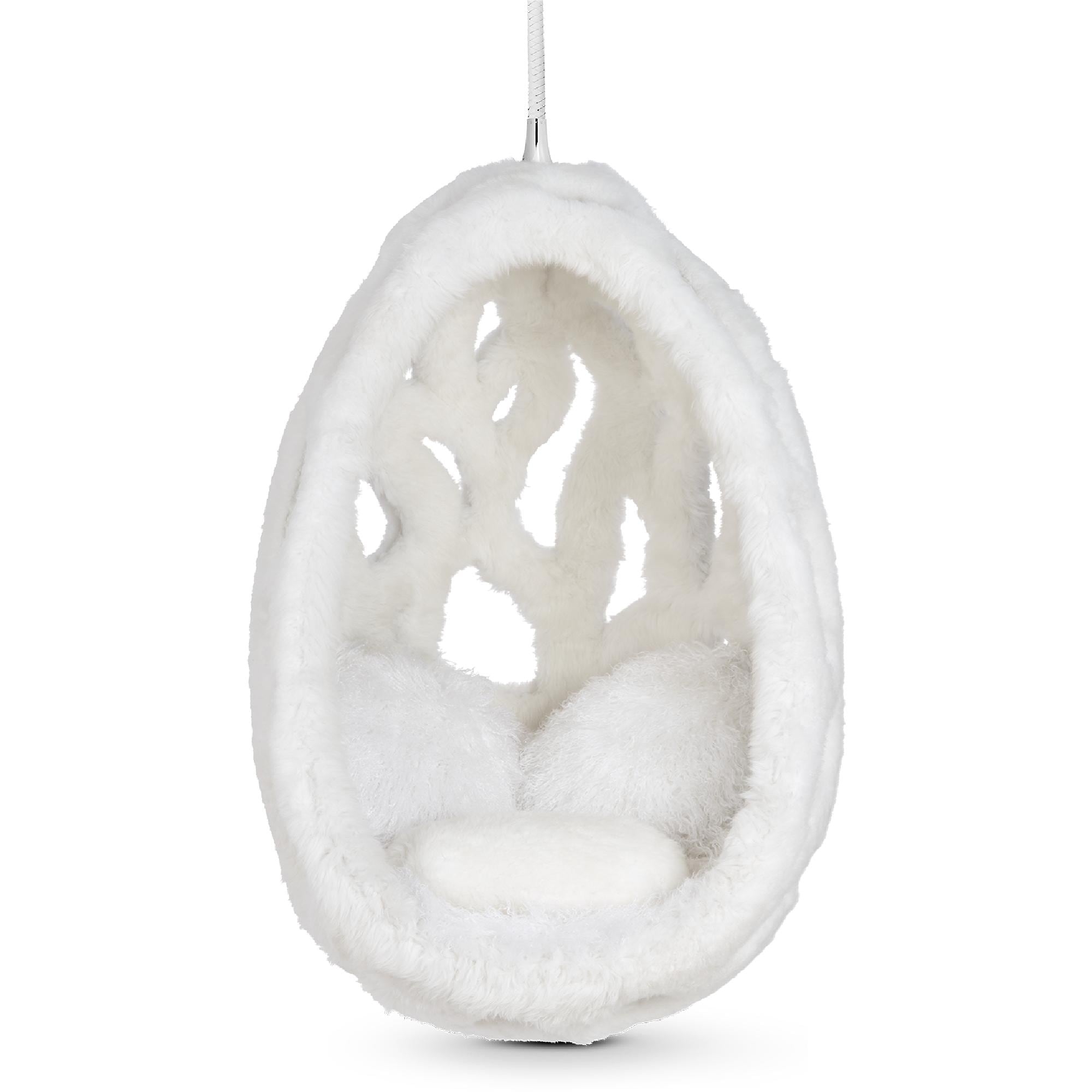 أرجوحة Cocoon Fur من تصميم Campana Brothers الفراء in الصناديق، السفر والمنزل