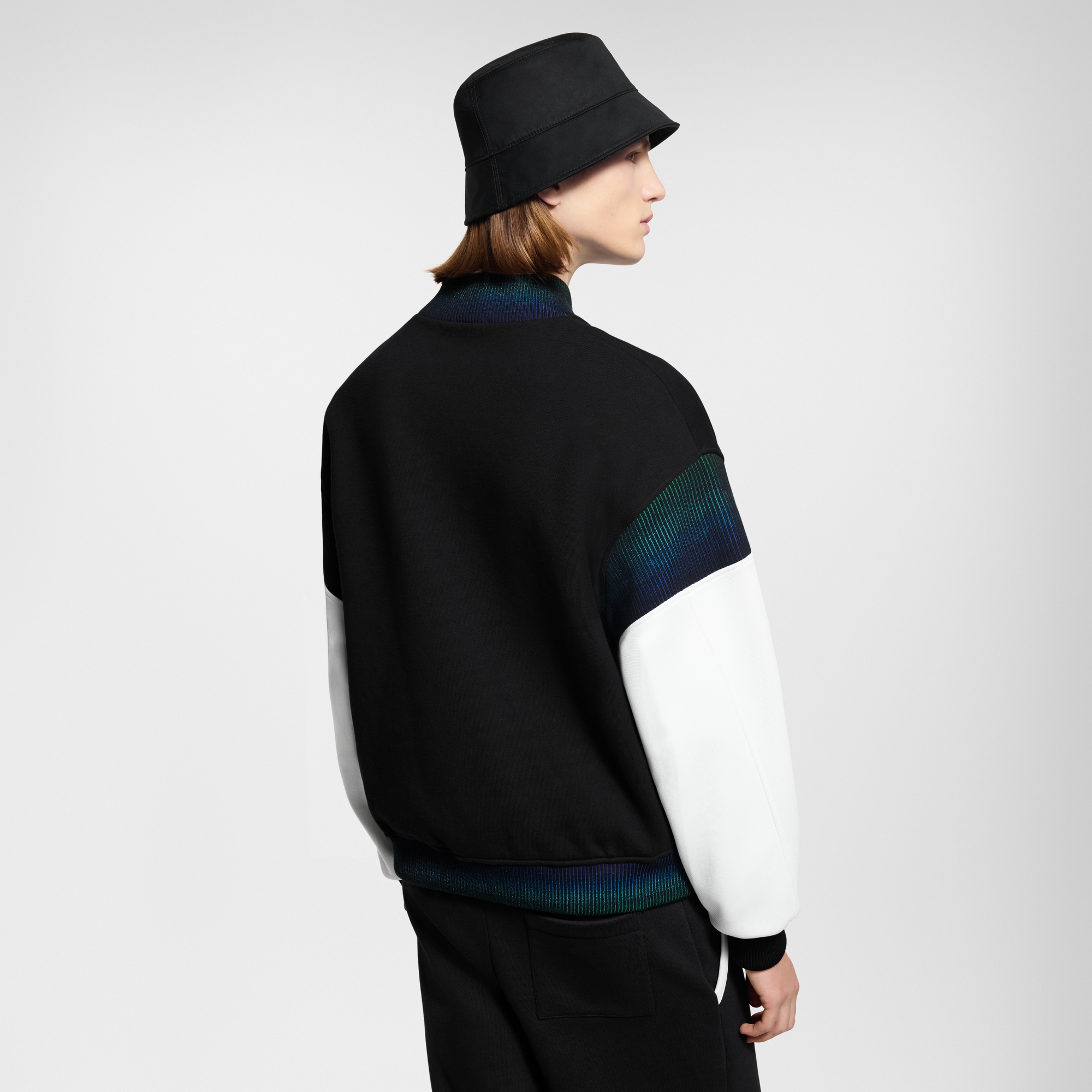 Cotton Jersey Varsity Blouson   in Men