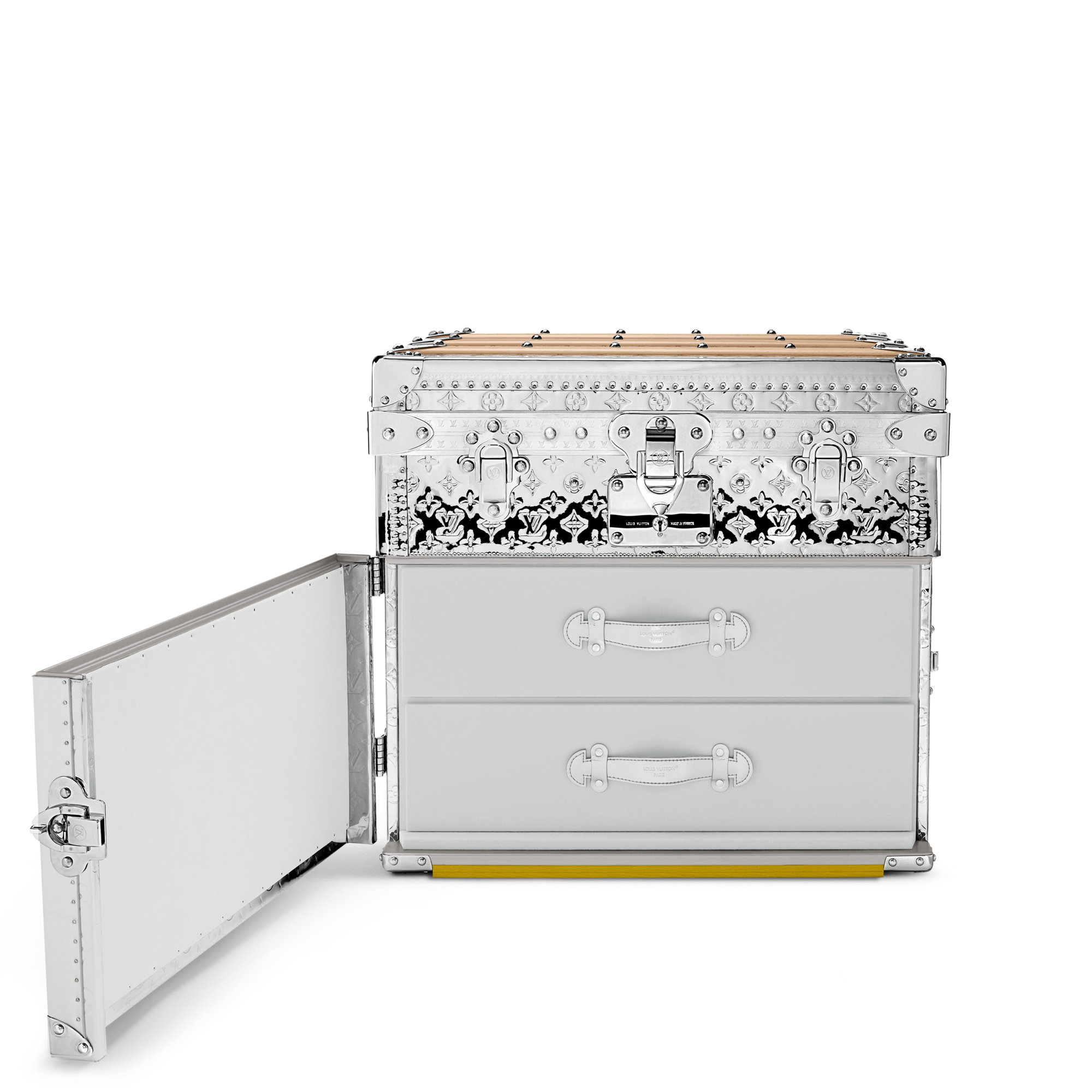 صندوق Courrier Lozine Carré Droite Autres Toiles Monogram in الصناديق، السفر والمنزل