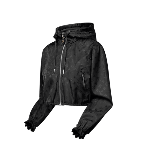 Cropped Monogram Windbreaker in Women's Ready to Wear Coats and Jackets collections by Louis Vuitton (Product zoom)