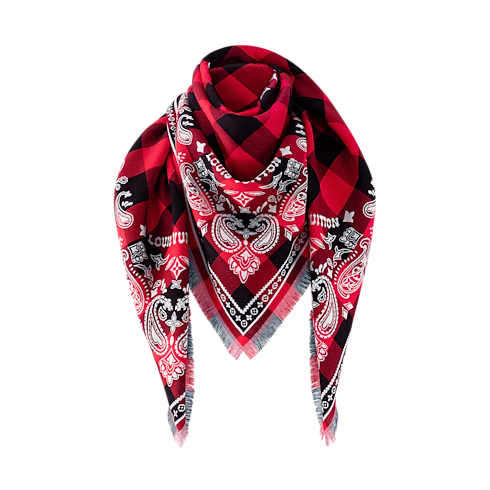 Damier Buffalo Stole S00 in Men's Accessories Scarves collections by Louis Vuitton (Product zoom)