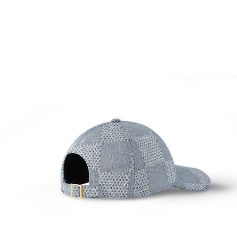 Damier Denim 3D Cap S00 in Men's Accessories Hats, Beanies and Gloves collections by Louis Vuitton (Product zoom)