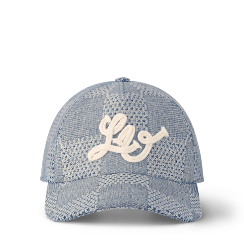 Damier Denim 3D Cap S00 in Men's Accessories Hats, Beanies and Gloves collections by Louis Vuitton (Product zoom)
