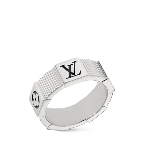 Damier Staples Lozine Ring S00 in Men's Fashion Jewelry Rings collections by Louis Vuitton (Product zoom)