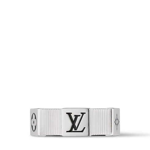 Damier Staples Lozine Ring S00 in Men's Fashion Jewelry Rings collections by Louis Vuitton (Product zoom)