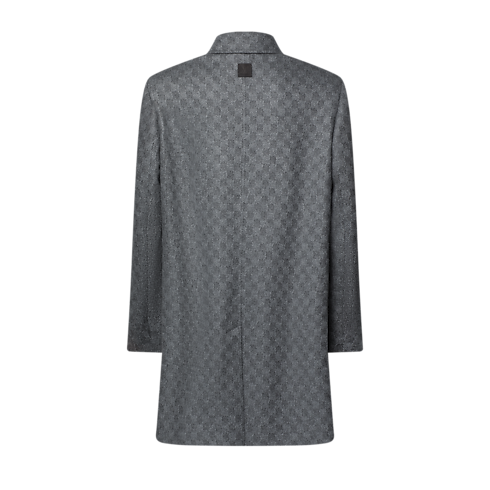 Damier Wool Overcoat in Men's Ready to Wear All Ready-To-Wear collections by Louis Vuitton (Product zoom)