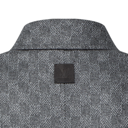 Damier Wool Overcoat in Men's Ready to Wear All Ready-To-Wear collections by Louis Vuitton (Product zoom)
