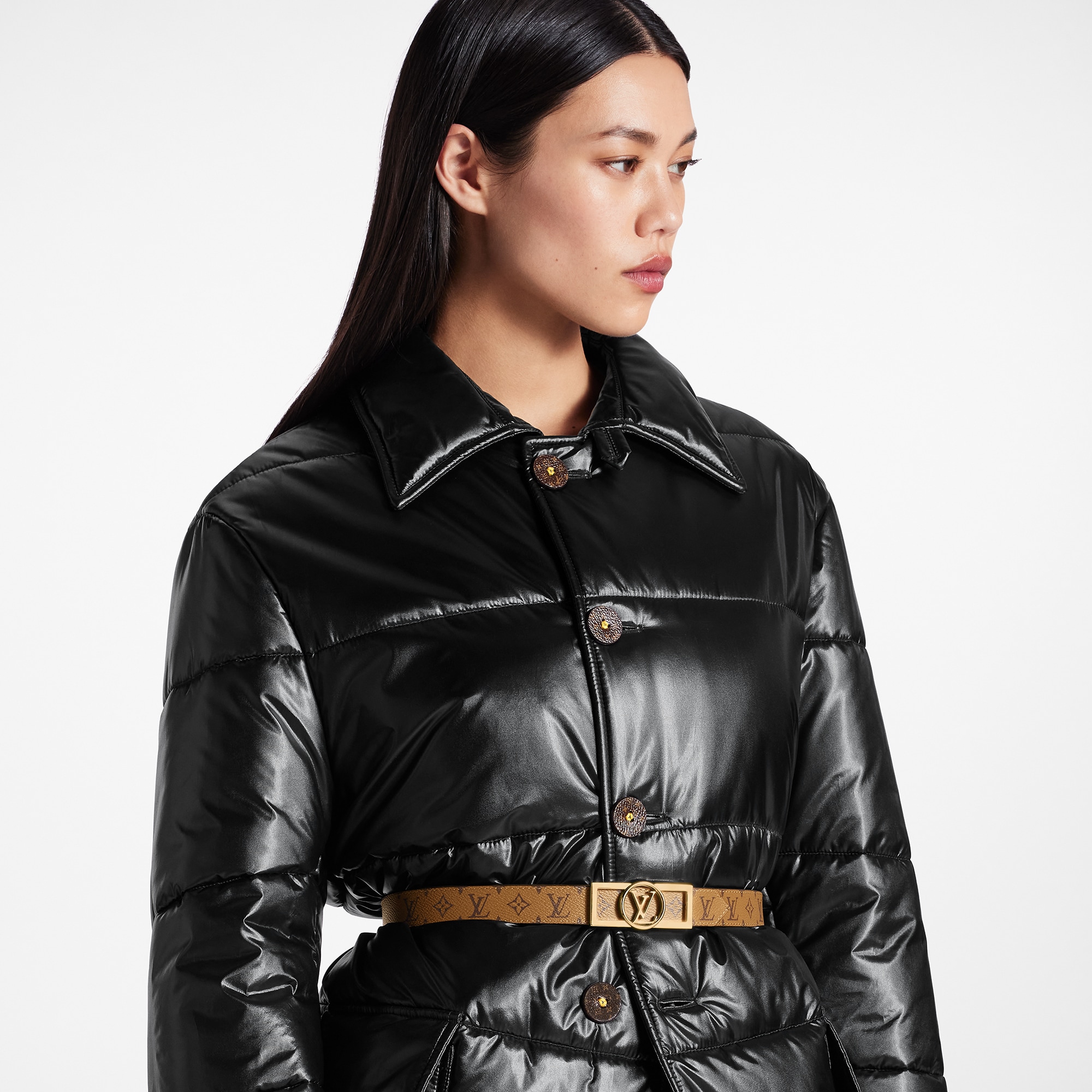 Dauphine 25mm Reversible Belt Autres Toiles Monogram in Women