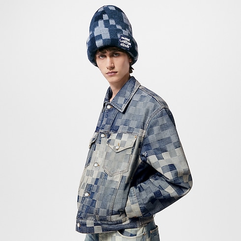 Denim Beanie S00 in Men's Accessories Hats, Beanies and Gloves collections by Louis Vuitton (Product zoom)