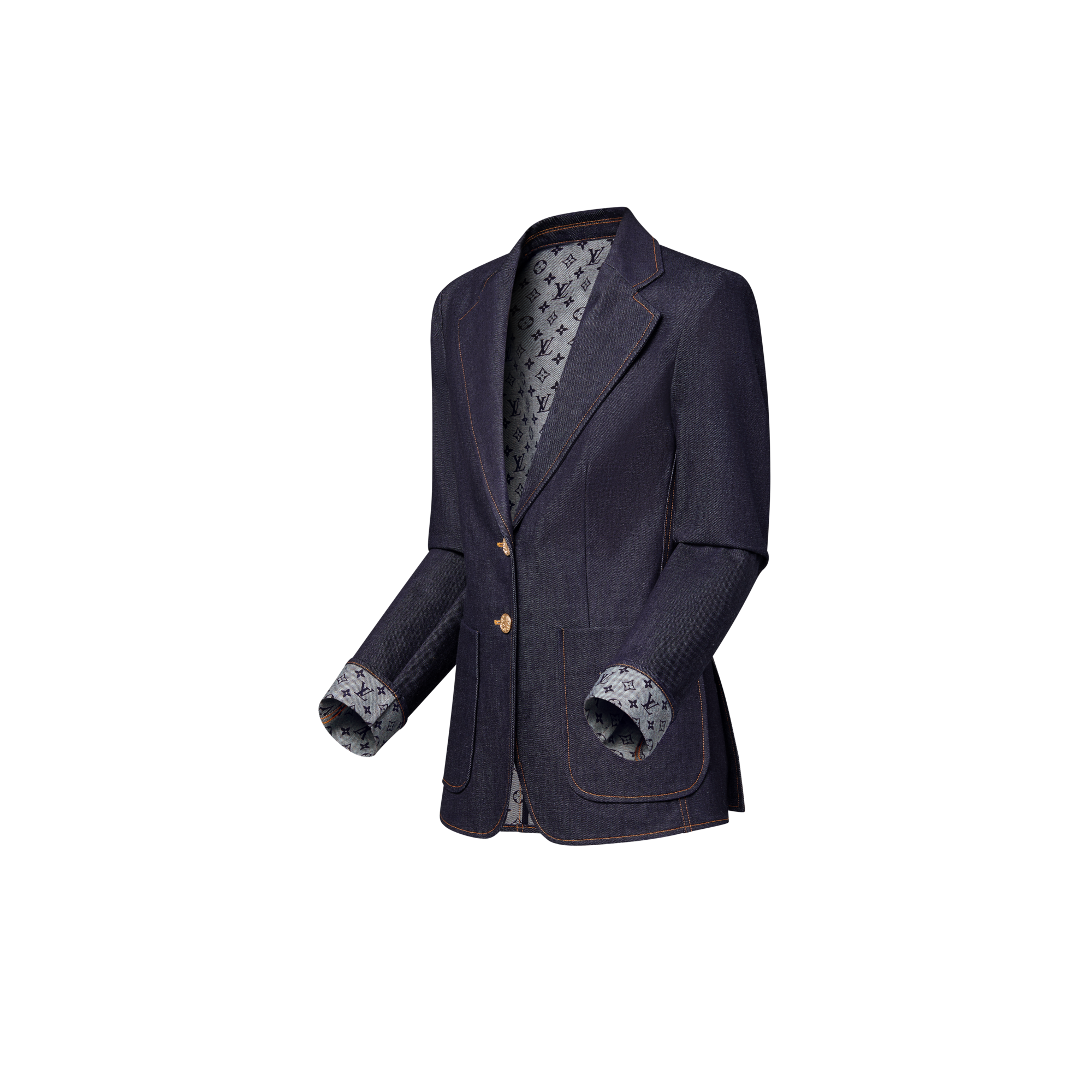 بليزر أنيق من الدنيم  in النساء