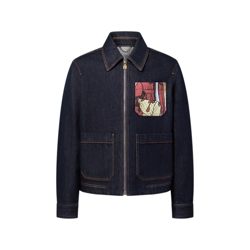 Denim Workwear Jacket front view