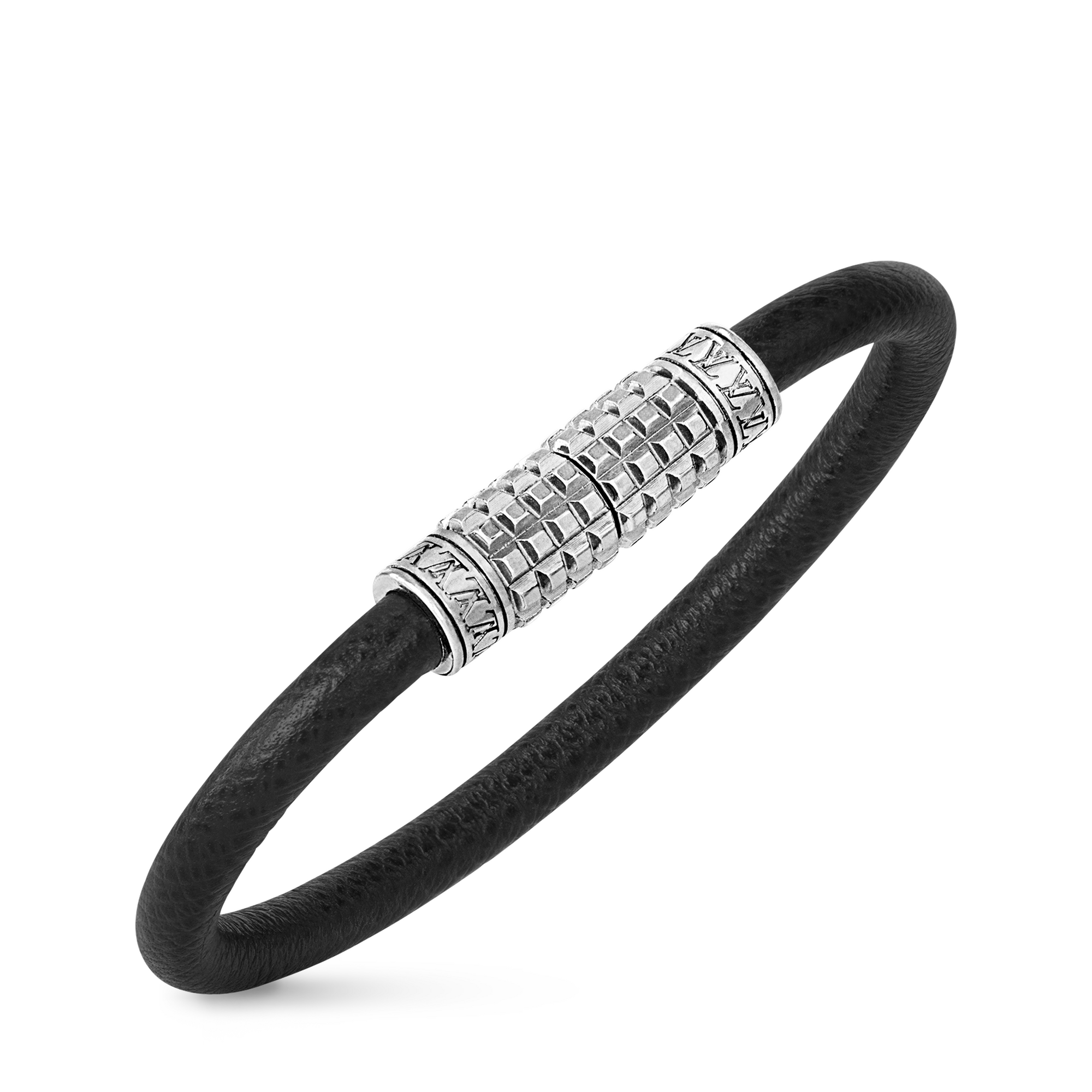 Digit Bracelet Damier Graphite in Men