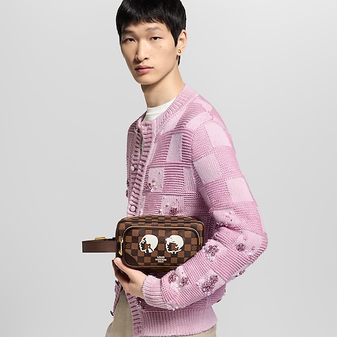 Dopp Kit Damier Ebene in Men's Travel Travel Accessories collections by Louis Vuitton (Product zoom)