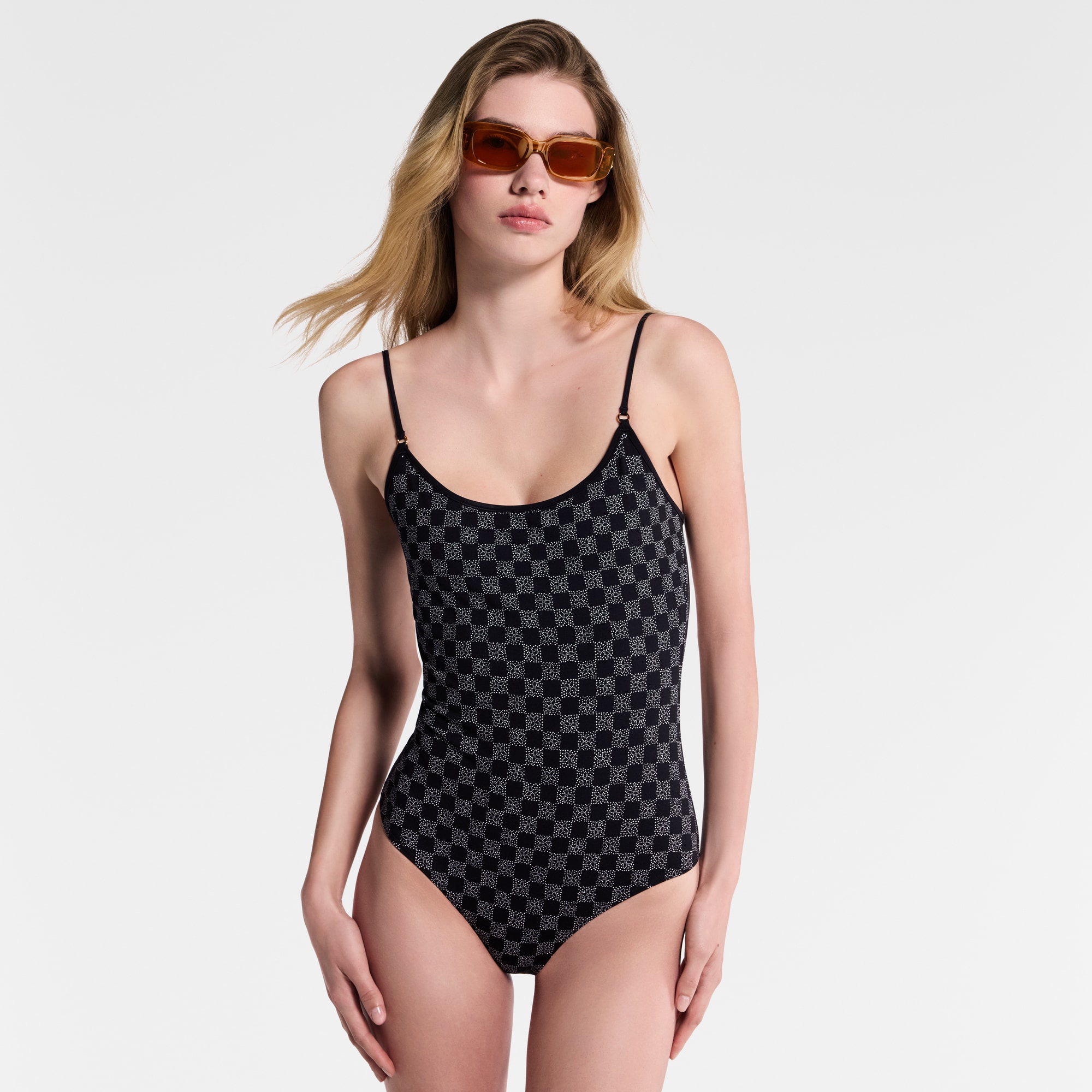 Dotted Damier Swimsuit  in Women