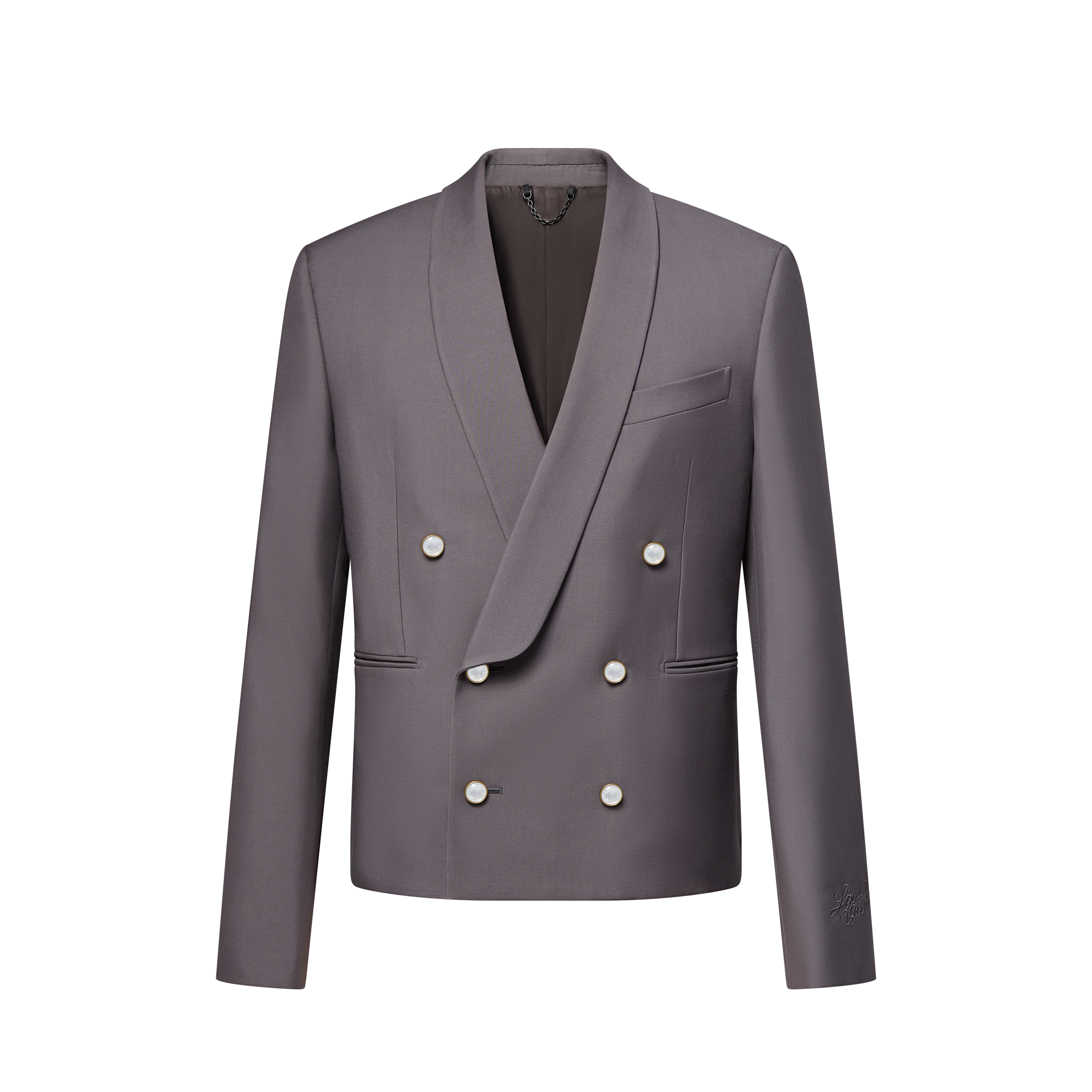 Double-Breasted Wool Evening Jacket  in Men