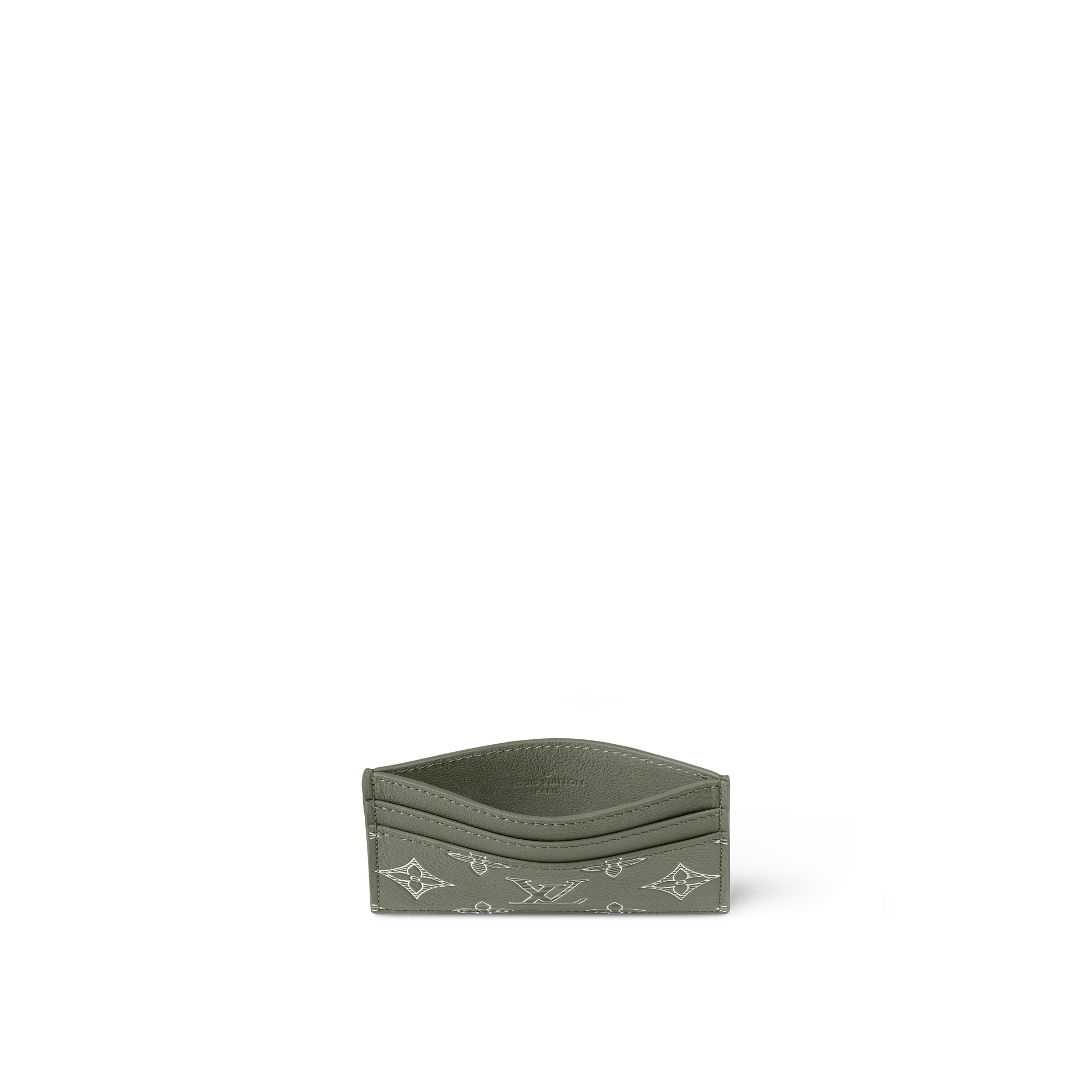 Double Card Holder Monogram Shadow Leather in Bags and Small Leather Goods