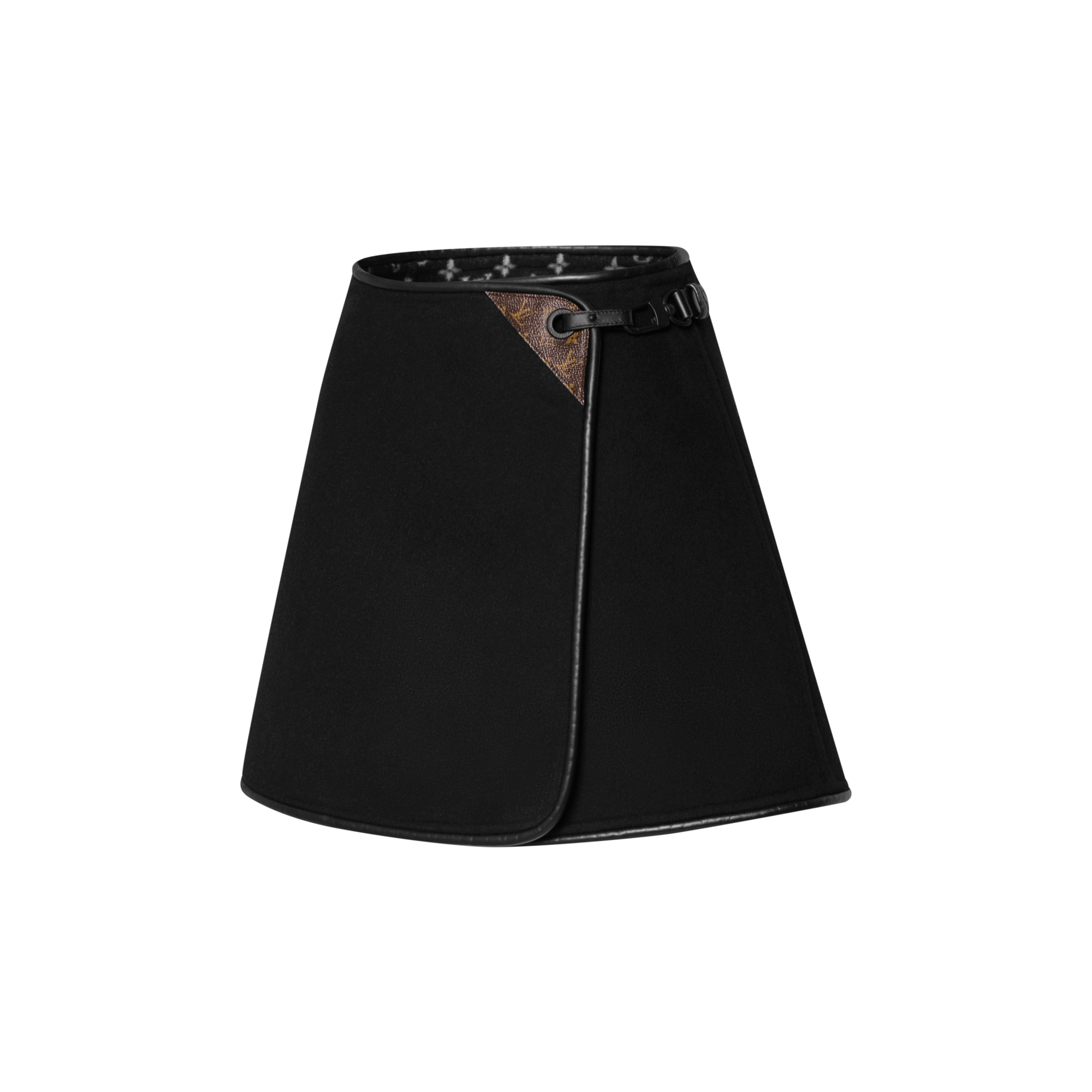 Double Face Mini Wrap Skirt  in Women