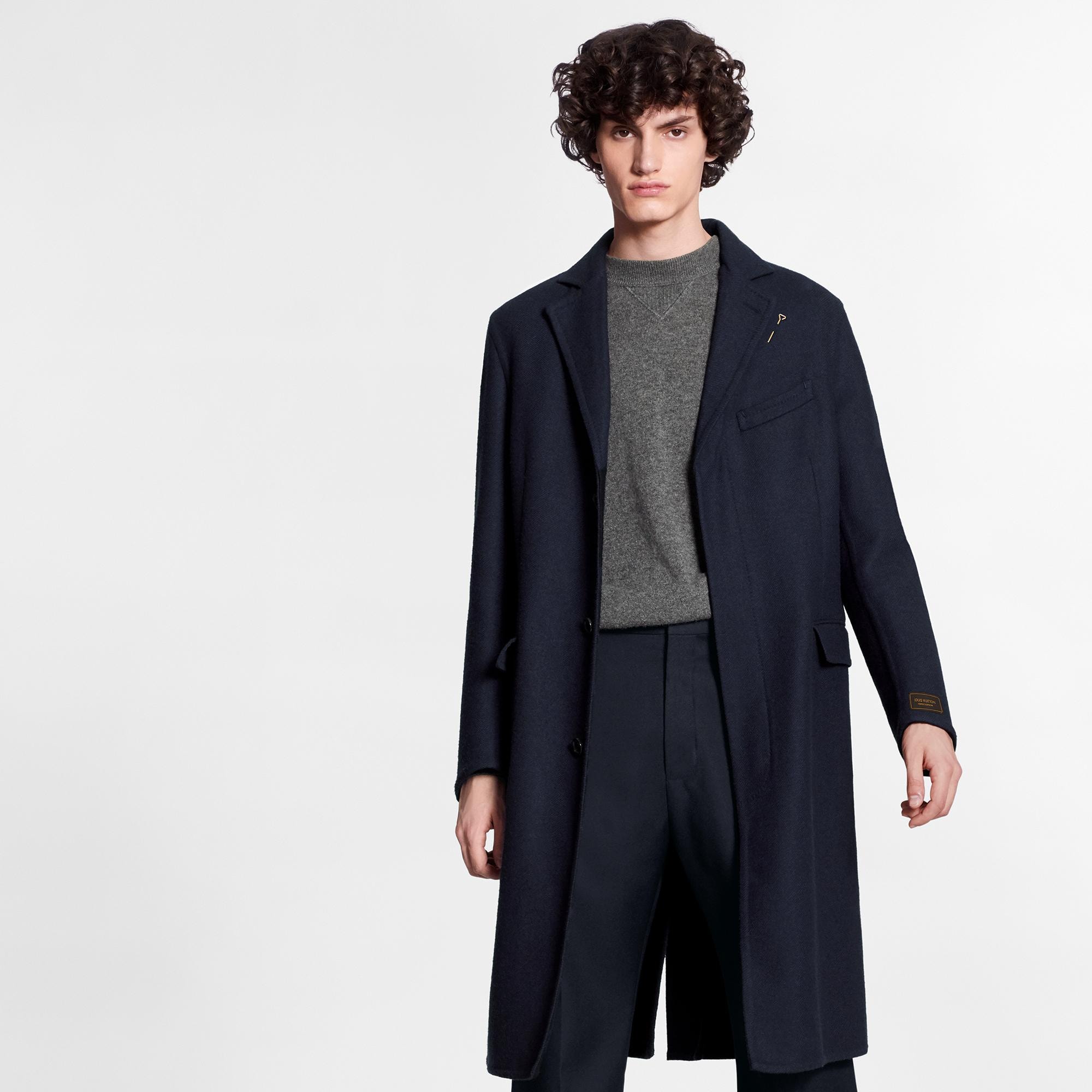 Double-Face Monogram Coat  in Men