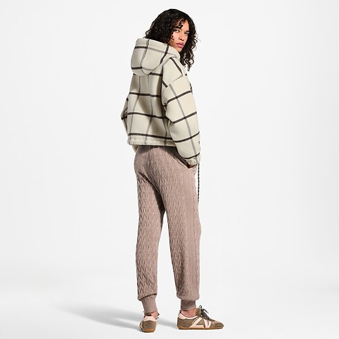Double Face Tartan Zip-Up Jacket in Women's Ready to Wear Coats and Jackets collections by Louis Vuitton (Product zoom)