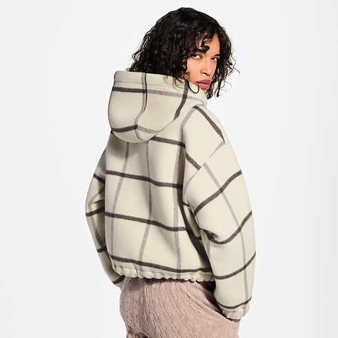 Double Face Tartan Zip-Up Jacket in Women's Ready to Wear Coats and Jackets collections by Louis Vuitton (Product zoom)