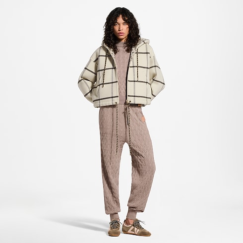 Double Face Tartan Zip-Up Jacket in Women's Ready to Wear Coats and Jackets collections by Louis Vuitton (Product zoom)