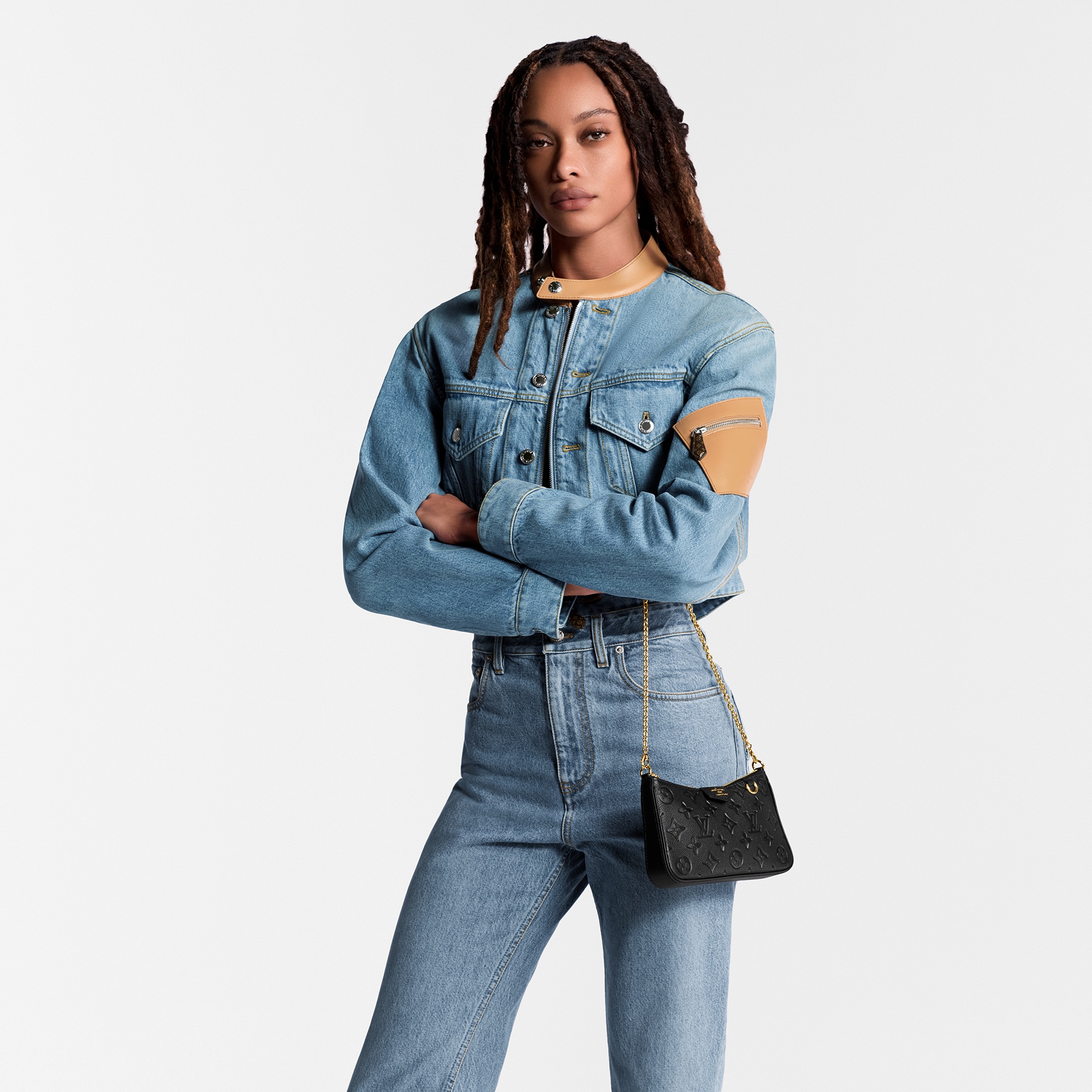 حقيبة Easy Pouch On Strap Monogram Empreinte in النساء