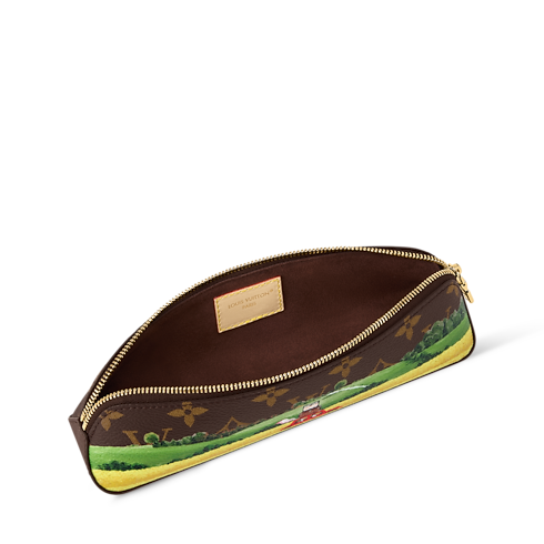 Elizabeth pencil pouch Carnets de Palace S00 in Trunks, Travel and Home's Library and Stationery Office and Writing collections by Louis Vuitton (Product zoom)