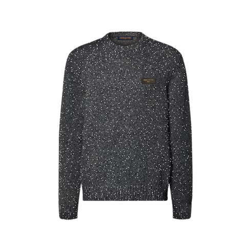 Embellished Long-Sleeved Crewneck in Men's Ready to Wear All Ready-To-Wear collections by Louis Vuitton (Product zoom)