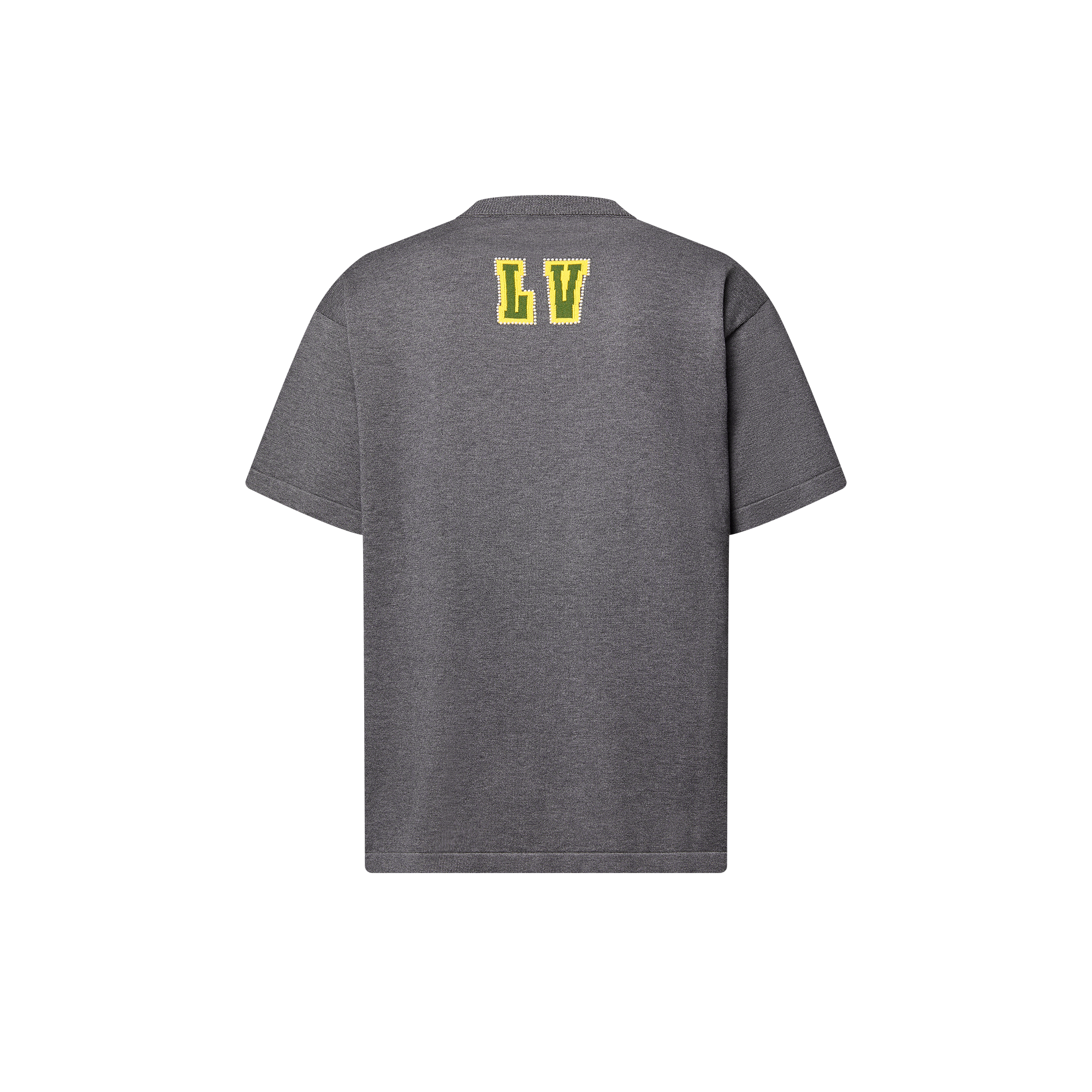 Embellished Short-Sleeved Cotton Crewneck  in Men