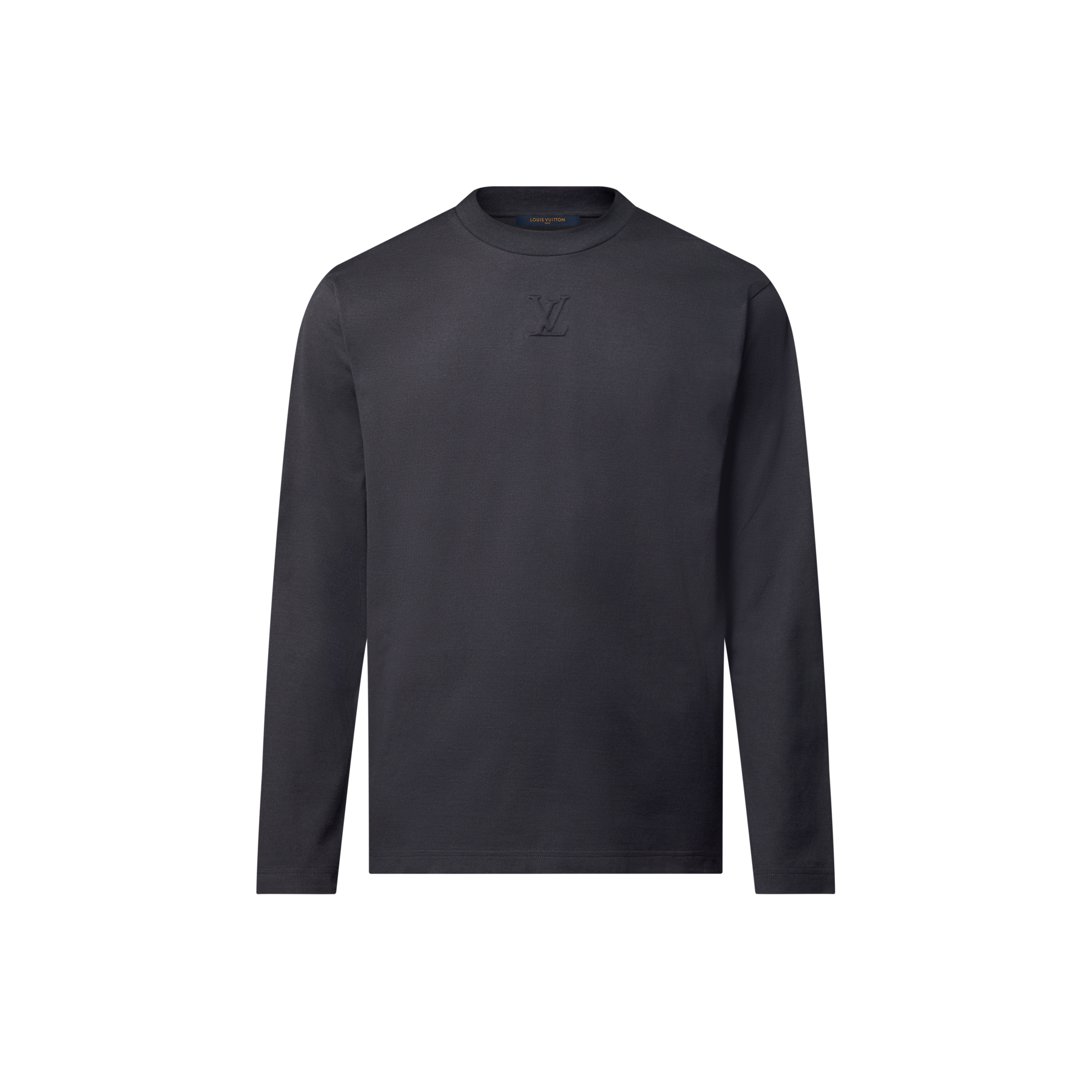 Embossed LV Long-Sleeved T-Shirt  in Men