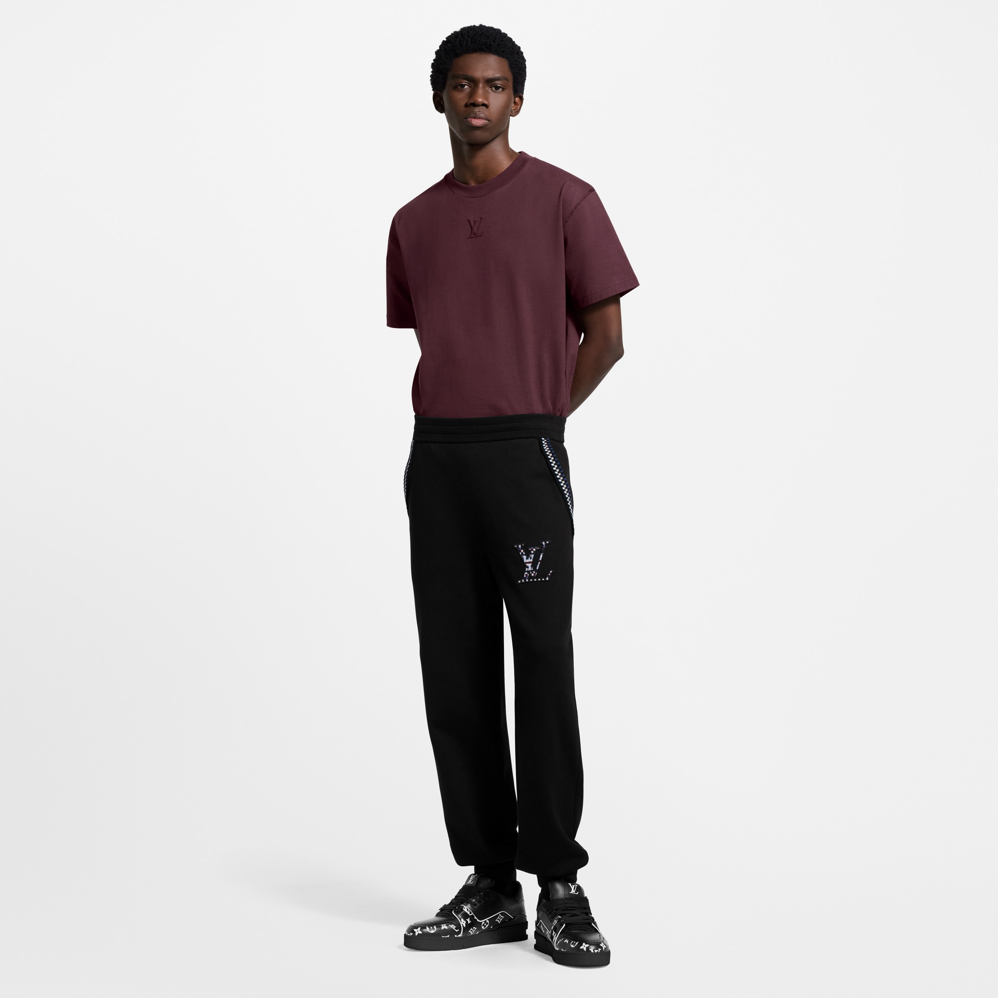 Embossed LV T-Shirt  in Men