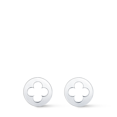 Empreinte Ear Studs, White Gold in Jewelry's Categories All Fine Jewelry collections by Louis Vuitton (Product zoom)